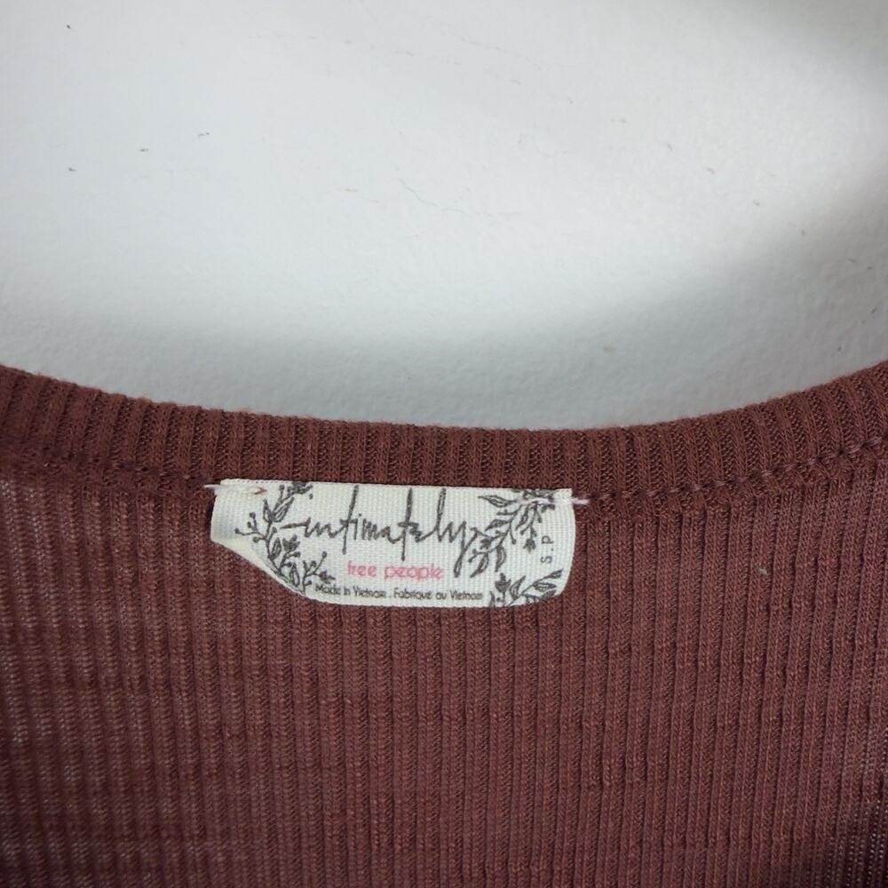 Free People Intimately Womens Size Small Racerback Tank Top Ribbed Flowy - Picture 3 of 5